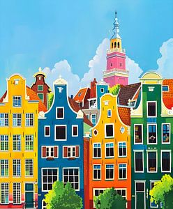 Amsterdam in Farbe