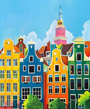Amsterdam in kleur van But First Framing