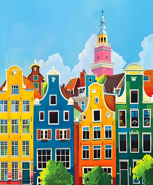 Amsterdam in colour by But First Framing