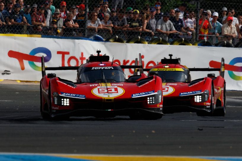 Ferrari in Le Mans von Rick Kiewiet