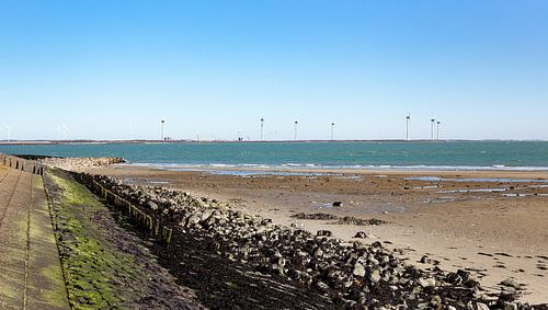 Windmolens bij de Oosterscheldekering