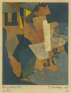 Kurt Schwitters - Merzzeichnung 231. Barbier. (Merzdrawing 231. Barber.) (1921)