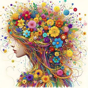 L'été avec des fleurs