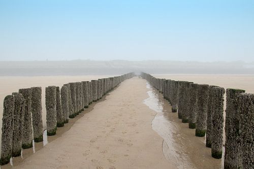 Diepte in Zoutelande aan zee