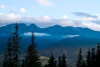 View of the Polish Tatras at an altitude of 1100 m