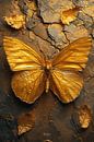 Golden Butterfly by Michou thumbnail