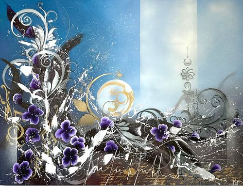 Fleur mystique sur Eva Ponse Poncet