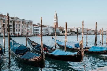 Die Gondeln von Venedig, Italien