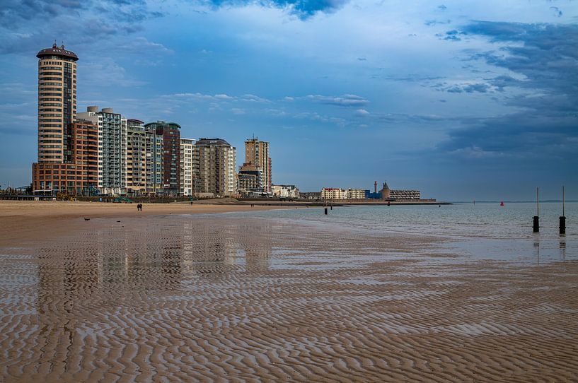 Vlissingen Skyline van MSP Canvas