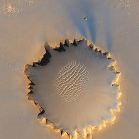 Crater on Mars by Digital Universe