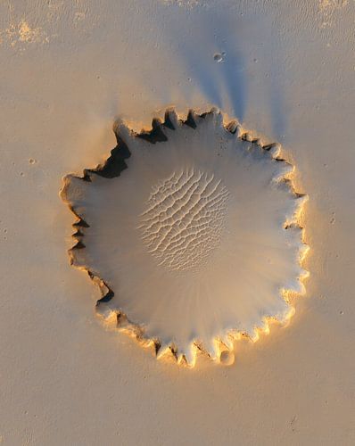 Crater on Mars by Digital Universe
