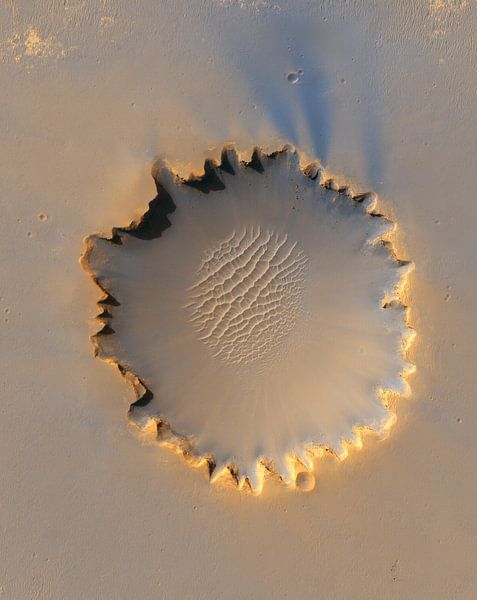 Cratère sur Mars par Digital Universe