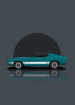 Art 1973 Ford Mustang Tosca