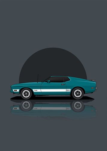 Kunst 1973 Ford Mustang Tosca