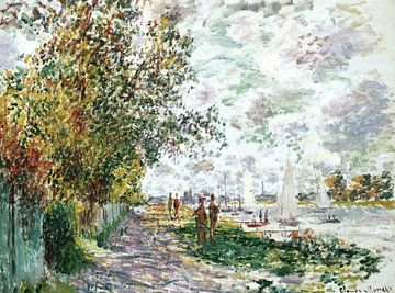 Claude Monet,Rivieroever Petit Gennevilliers