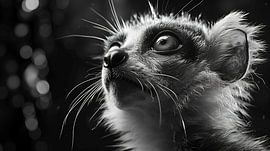 Wildtiere in Schwarz und Weiß von Gelissen Artworks