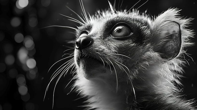 wilde dieren in zwart-wit van Gelissen Artworks