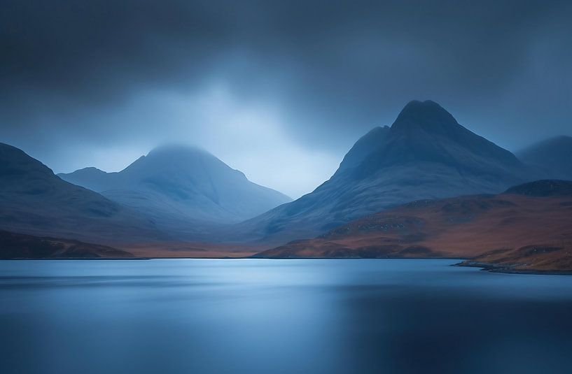 Blick über den See von fernlichtsicht