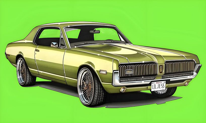 Mercury cougar by Rivlows Art