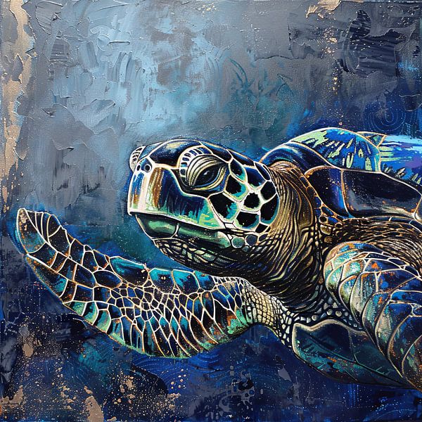 Sea turtle by Poster Art Shop