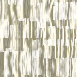 Lijnen Abstractie Beige van Mad Dog Art