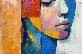 Frau Abstrakt von Blickfänger Gemälde