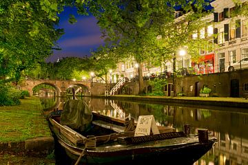 Utrecht Oudegracht: bij Geertebrug van Martien Janssen