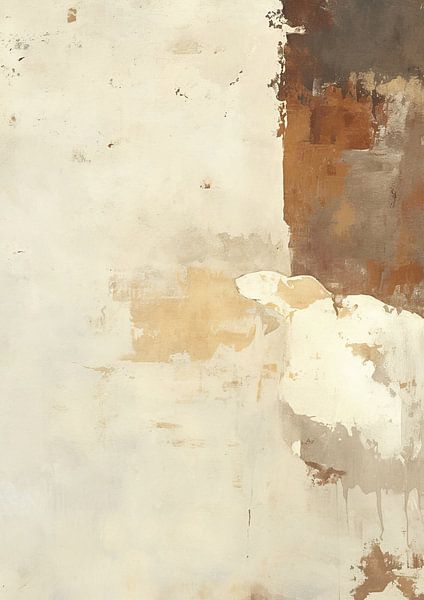 Earth Colours | Abstract Beige by Art Whims