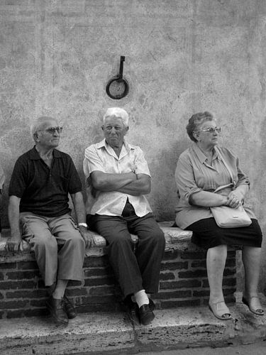 Lokale bevolking Pienza - Italië