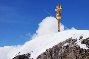 Zugspitze Gipfelkreuz von Jürgen Hüsmert