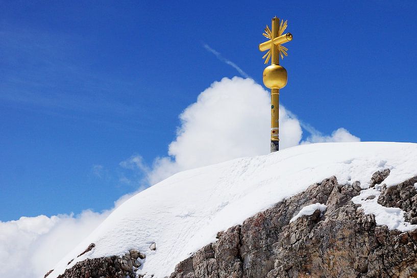 Zugspitze Gipfelkreuz von Jürgen Hüsmert