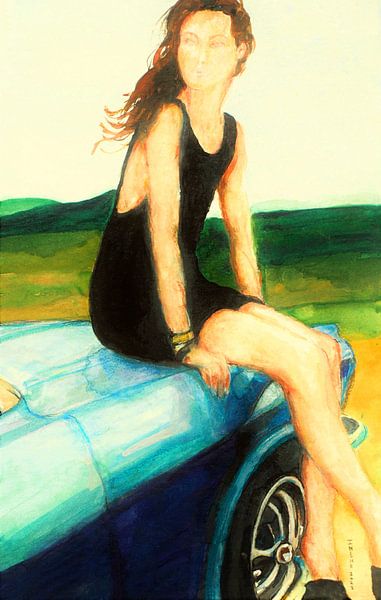 On vacation with my Blue Bolide! by Ineke de Rijk