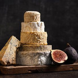 Plateau de fromage avec figues sur Anoeska Vermeij Fotografie