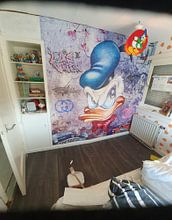 Klantfoto: Donald Duck van Rene Ladenius Digital Art, als behang