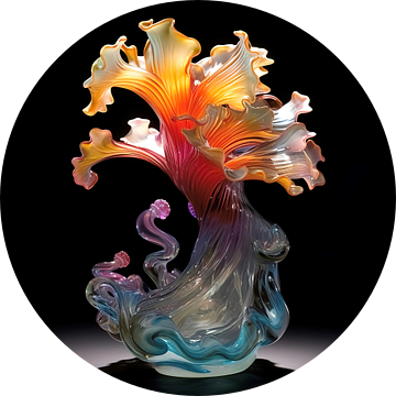 glas sculptuur van Gelissen Artworks