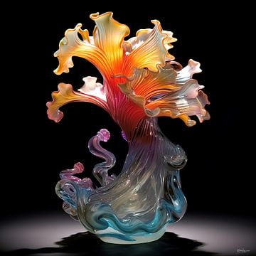 glas sculptuur van Gelissen Artworks