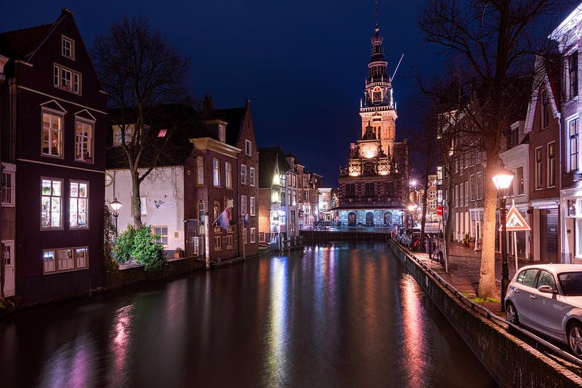 Alkmaar, night historical centre by Edwin Kooren