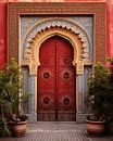 Prachtige poort met hoge deuren in Marrakech van Studio Allee thumbnail