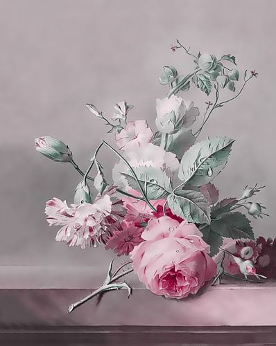 Classic Meets Modern Flower Still Life