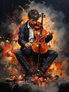 Banksy meets Pollock art by PixelPrestige thumbnail