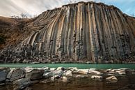 De statige basalt vallei Stuðlagil in midden IJsland van Gerry van Roosmalen thumbnail