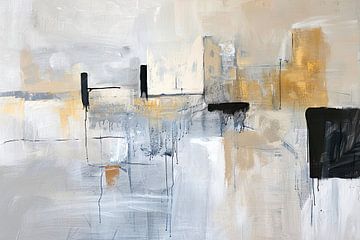 Abstract van Abstract Schilderij