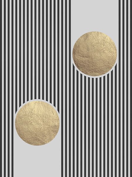 Golden geometry 15 by Vitor Costa