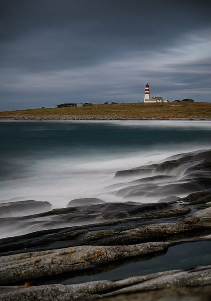 Alnes during a storm, Godøy, Norway by qtx