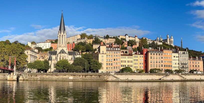 Vieux Lyon on the Saone by Dirk Rüter