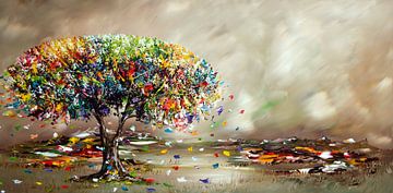 Summer Tree by Gena Theheartofart