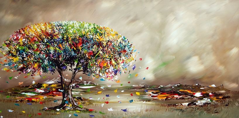 Sommerbaum von Gena Theheartofart