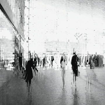 Abfahrtshalle Hauptbahnhof Rotterdam von Mario Dekker-Janssen