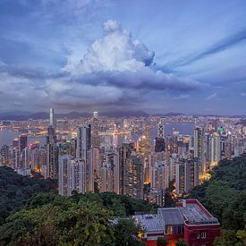 Victoria Peak, Hong Kong by Sander Sterk