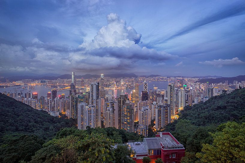 Victoria Peak, Hong Kong van Sander Sterk